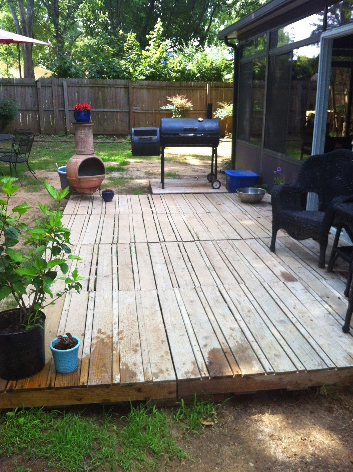 The Crafty Life Pallet Deck Diy Pallet Decking Pallet with measurements 1195 X 1600