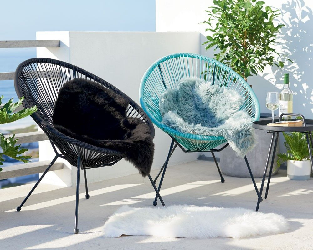 Ubberup Patio Chair Black Patio Chairs Furniture with regard to sizing 1000 X 800