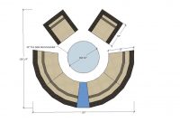 Unique Fire Pit Dimensions Outdoor Malibu Sectional Couch in sizing 1209 X 654