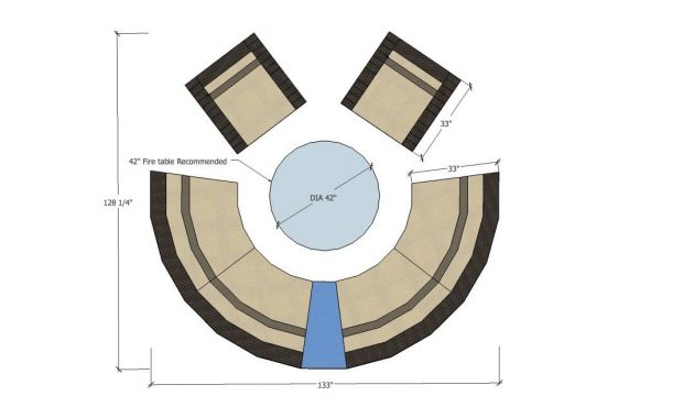 Unique Fire Pit Dimensions Outdoor Malibu Sectional Couch in sizing 1209 X 654