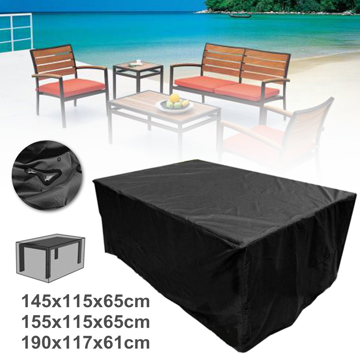 Us 1125 41 Offwaterproof Polyester Patio Table Cover 3 Sizes All Purpose Chair Set Outdoor Furniture Cover Protective Dust Covers Garden Patio In throughout sizing 1200 X 1200