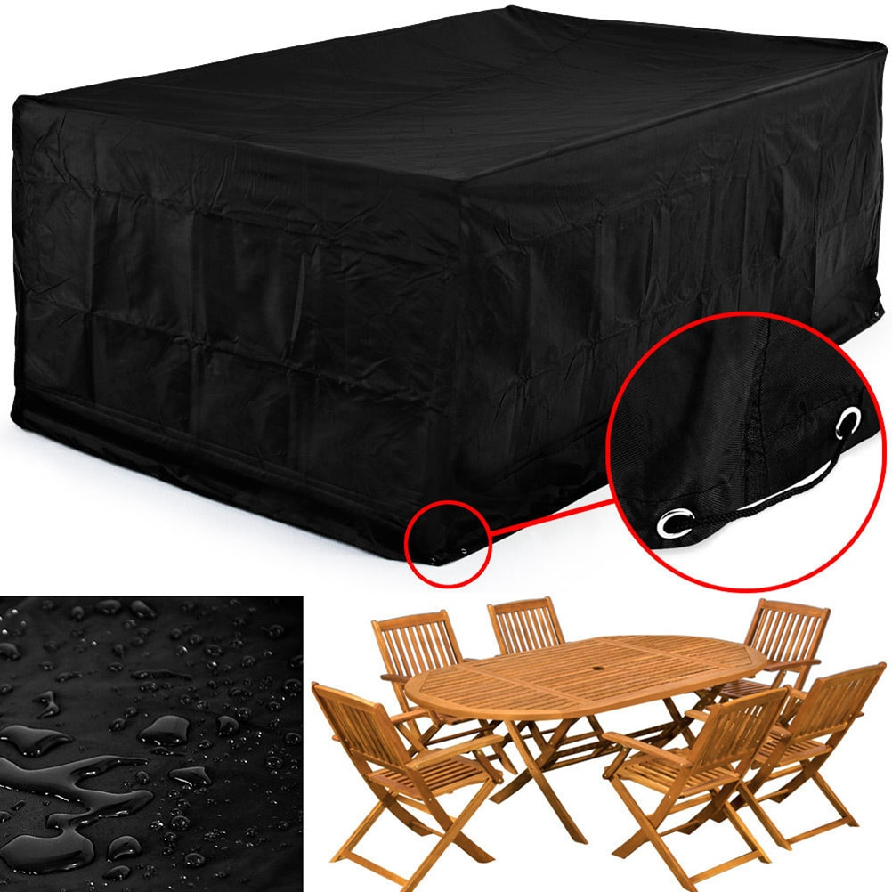 Us 150 46 Off12312374cm Waterproof Dustproof Furniture Cover Breathable Garden Rectangular Outdoor Furniture Waterproof Cover In All Purpose intended for measurements 1002 X 1002