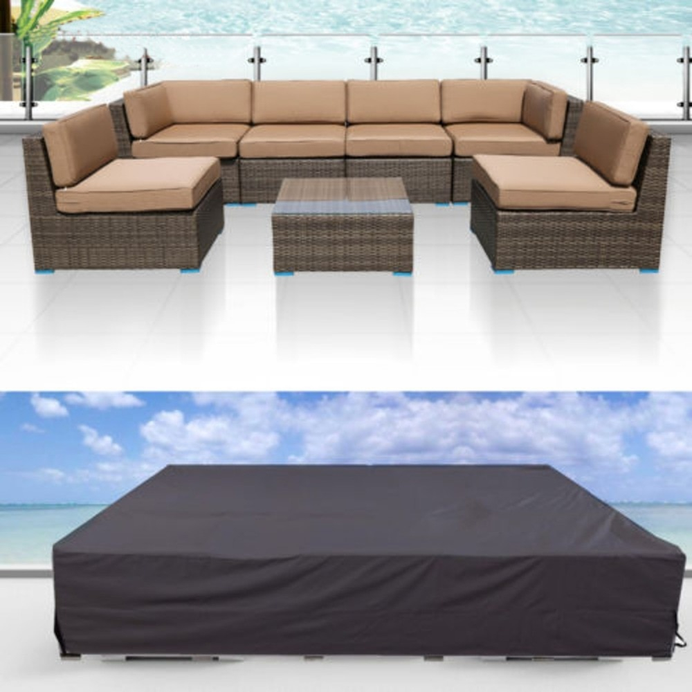 Us 2799 124x63x29 Outdoor Water Resistant Garden Patio Coffe Table Desk Wooden Chair Furniture Wicker Sofa Cover Waterproof In Furniture throughout size 1000 X 1000