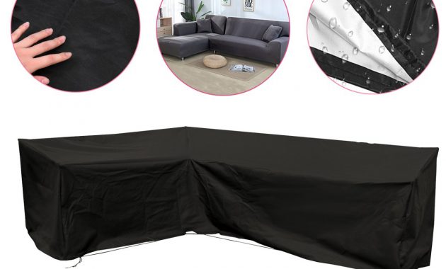 Us 3134 37 Offoutdoor L Shape Corner Sofa Cover 3mx3m Balcony Patio Garden Furniture Cover Waterproof All Purpose Dustproof Covers Protection In inside sizing 1200 X 1200