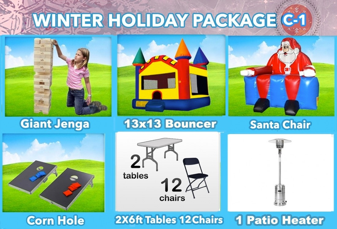 Usa Winter Holiday Package C1 Rentals Sky High Party Rentals within dimensions 1100 X 750