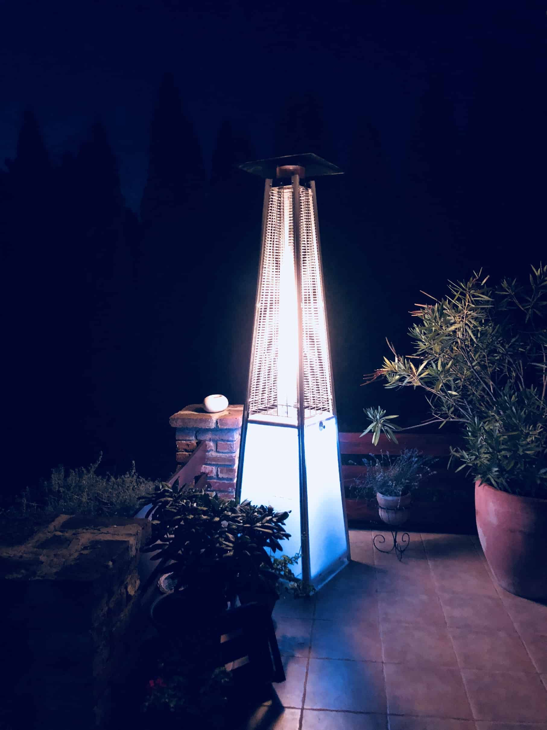 Vancouver Patio Gas Glow Heater With Led Lighting intended for measurements 1814 X 2419