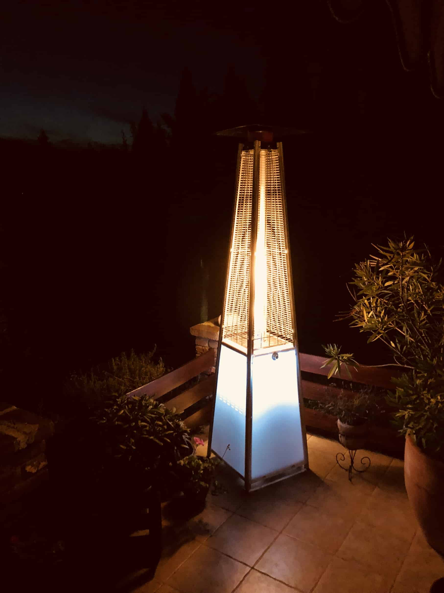 Vancouver Patio Gas Glow Heater With Led Lighting regarding proportions 1814 X 2419