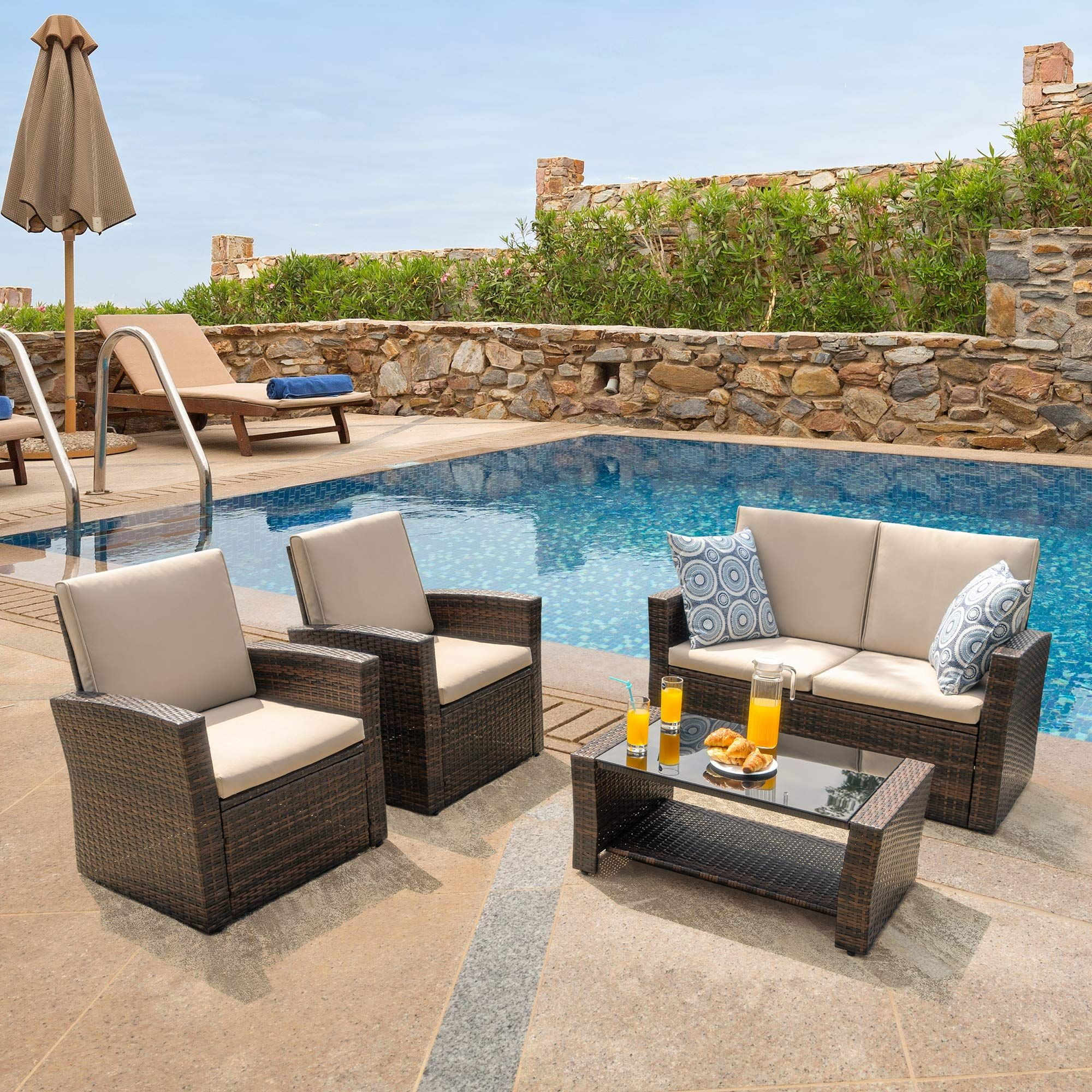 Walsunny Quality Outdoor Livingoutdoor Patio Furniture Sets intended for proportions 2000 X 2000