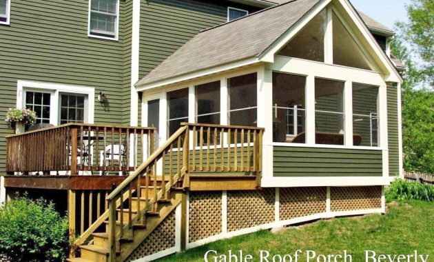 Want To Convert Your Deck To A Porch Suburban Boston for proportions 1024 X 797