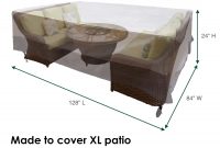 Water Resistant Rectangular Outdoor Patio Set Cover Reusable throughout proportions 1900 X 1900