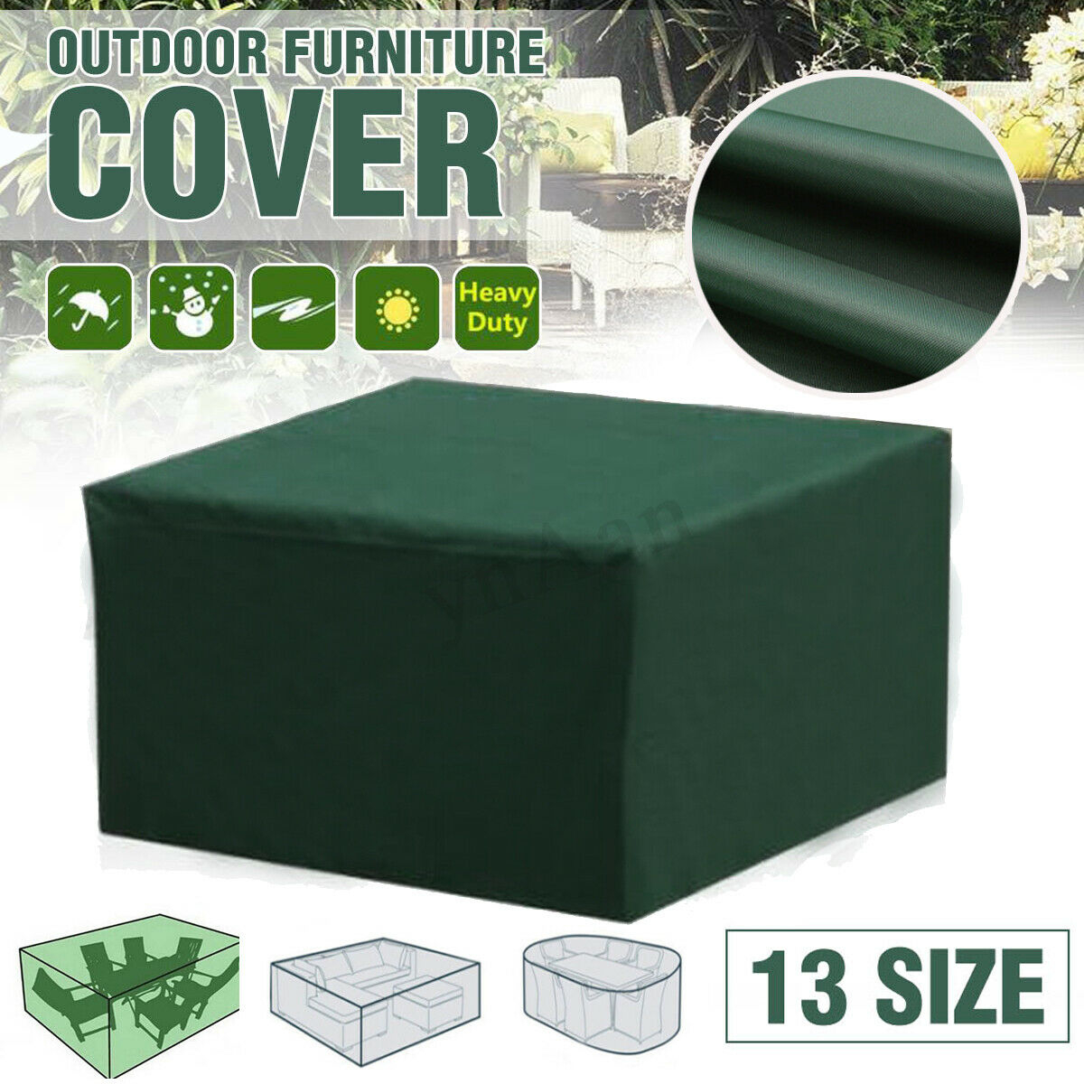 Waterproof Garden Patio Furniture Cover For Rattan Table Chair Cube Outdoor Park for measurements 1200 X 1200