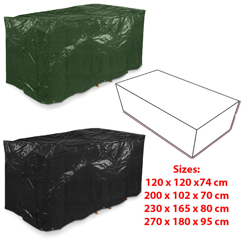 Waterproof Garden Patio Furniture Cover Rattan Dining Table Cube Seat Outdoor intended for size 1000 X 1000