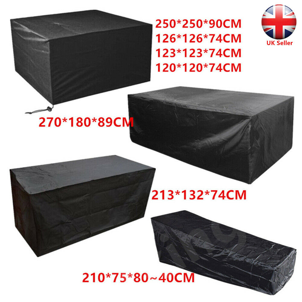 Waterproof Patio Furniture Cover Garden Rattan Table Square Cube Outdoor Covers inside sizing 1000 X 1000