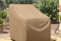Wayfair Basics Patio Chair Cover With Tie Fastener In 36 H X 32 W X 37 D regarding proportions 2000 X 2000