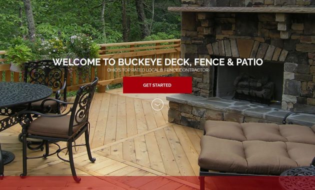 Welcome To Buckeye Buckeye Deck Fence Patio with measurements 2000 X 800