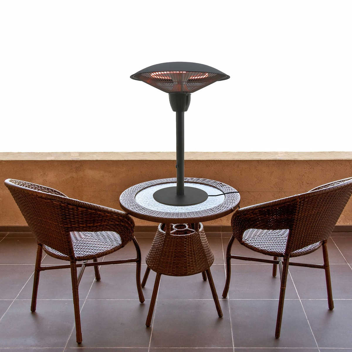 Westinghouse 1500 Watt Electric Tabletop Patio Heater regarding measurements 1200 X 1200