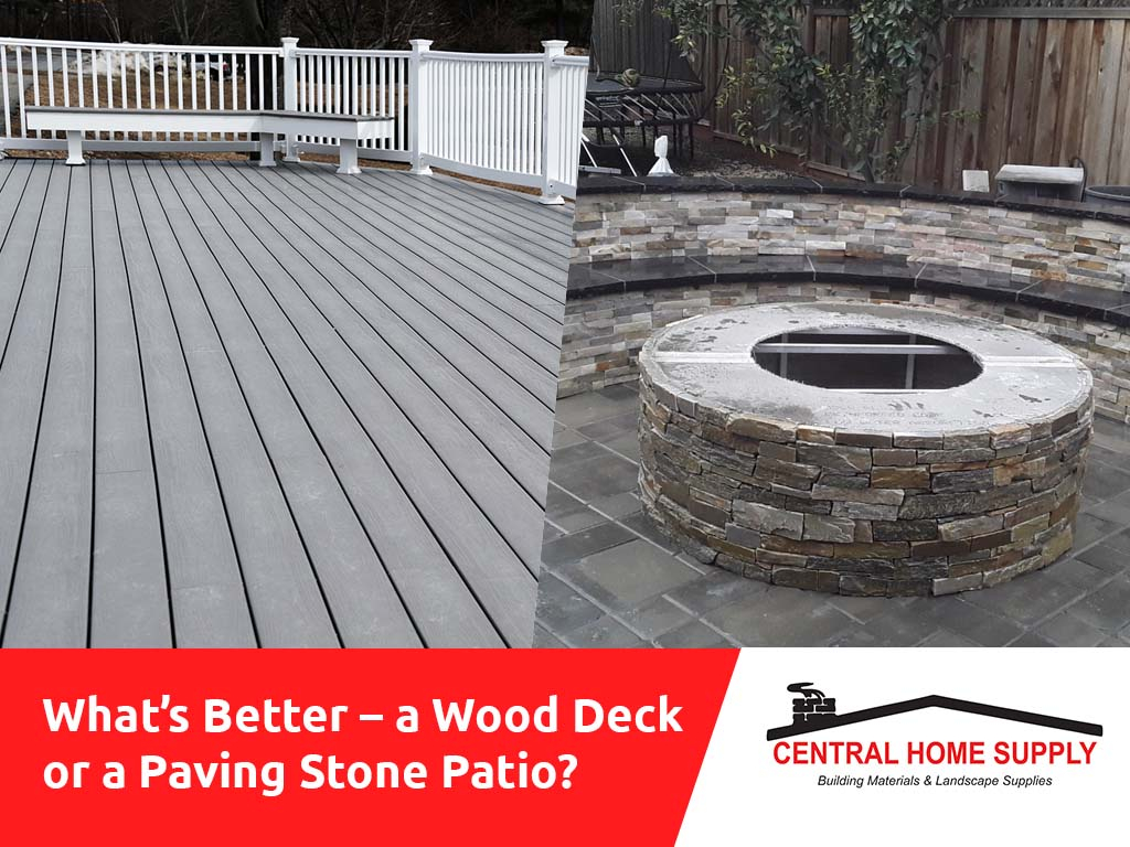 Which Is Better A Wood Deck Or A Paving Stone Patio inside sizing 1024 X 768