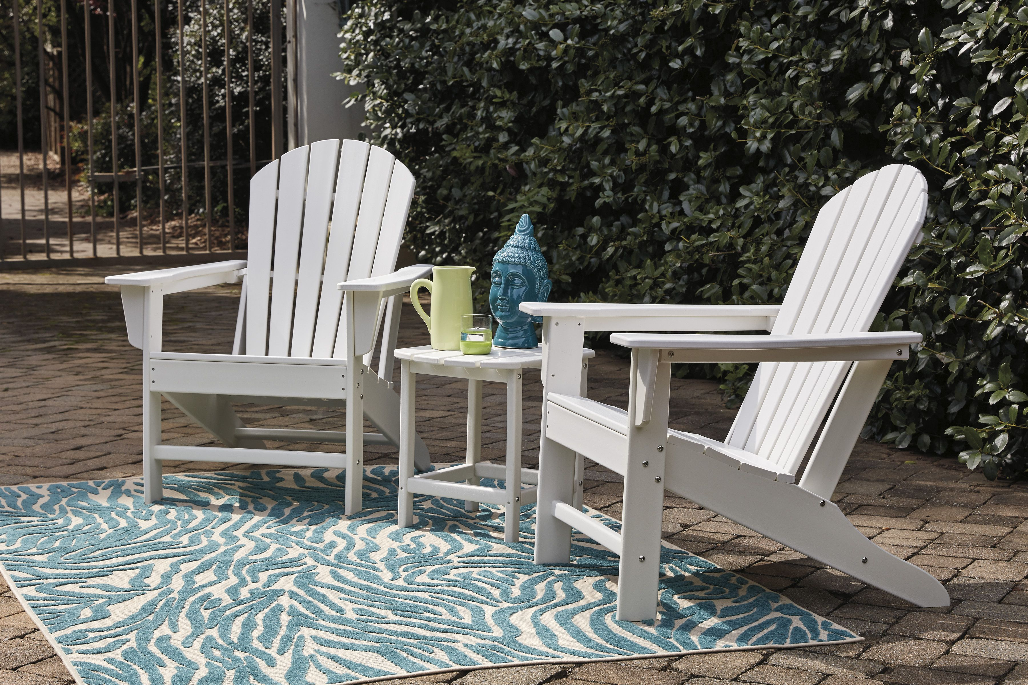 White Adirondack Chair Outdoor Living White Adirondack with proportions 3600 X 2400