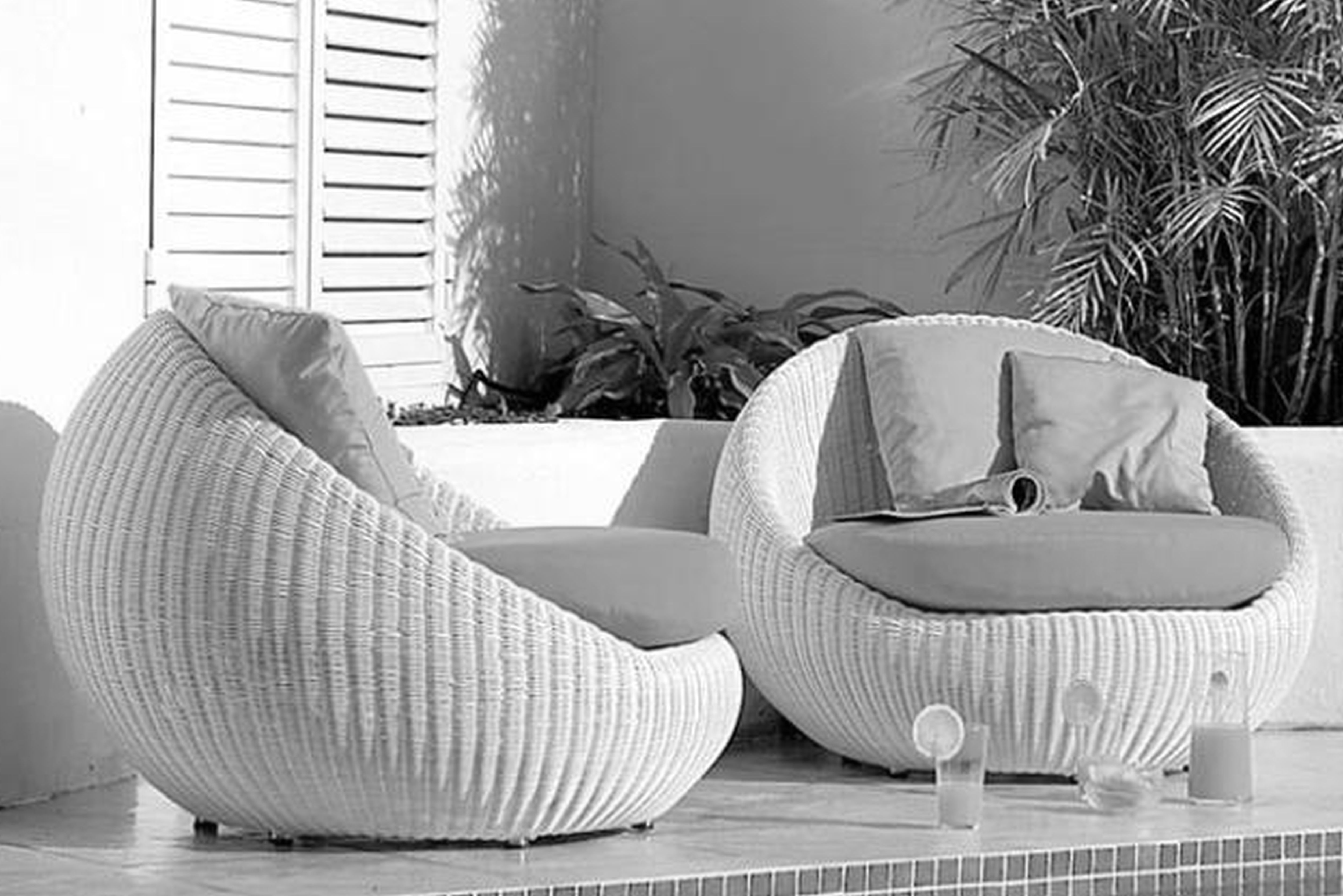 White Resin Wicker Patio Set Modern Outdoor Rattan Garden throughout proportions 5000 X 3336