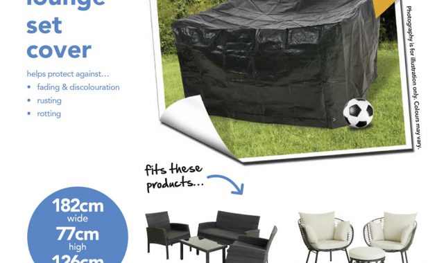 Wilko Ratten Garden Lounge Set Polyethylene Cover for size 1000 X 1000