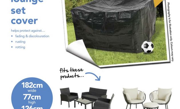 Wilko Ratten Garden Lounge Set Polyethylene Cover with regard to sizing 1000 X 1000