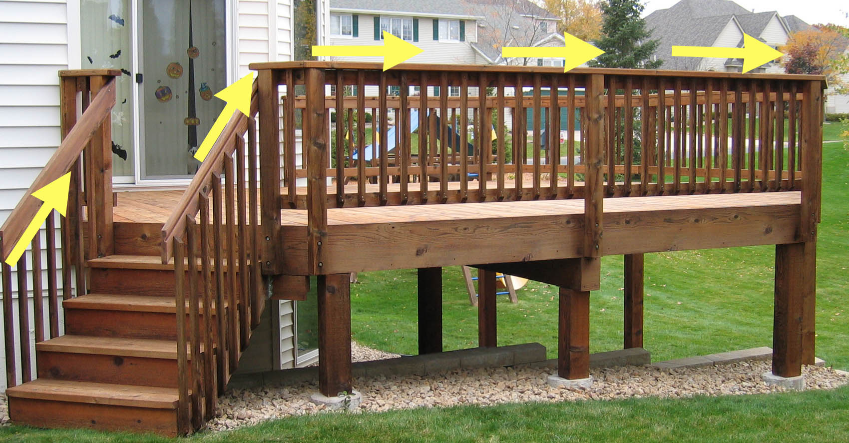 Wood Deck Railing Images Ideas Modern Simple Railings pertaining to dimensions 1700 X 887