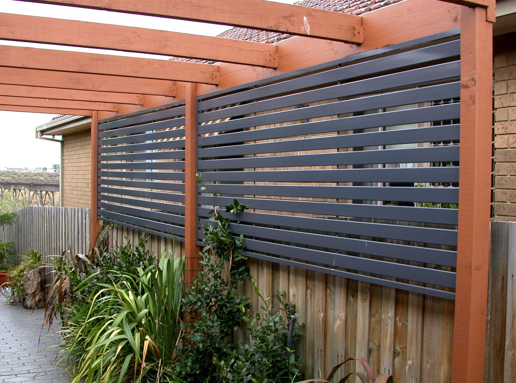 Wooden Outdoor Deck Privacy Screens Fencing Fascinating throughout dimensions 1789 X 1329