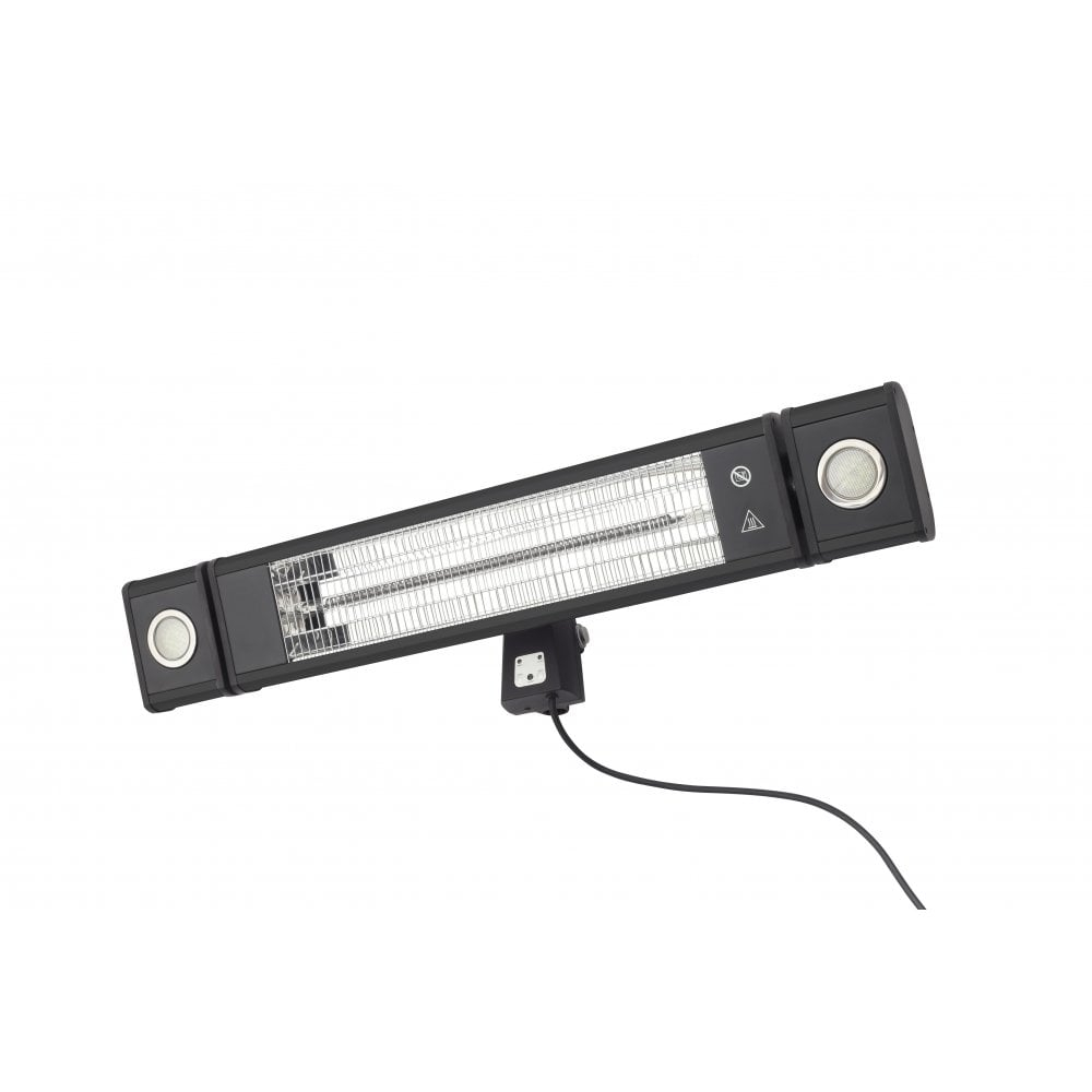 Zr 32299 Blaze Infrared Large Wall Mounted Patio Heater In Black Finish pertaining to measurements 1000 X 1000