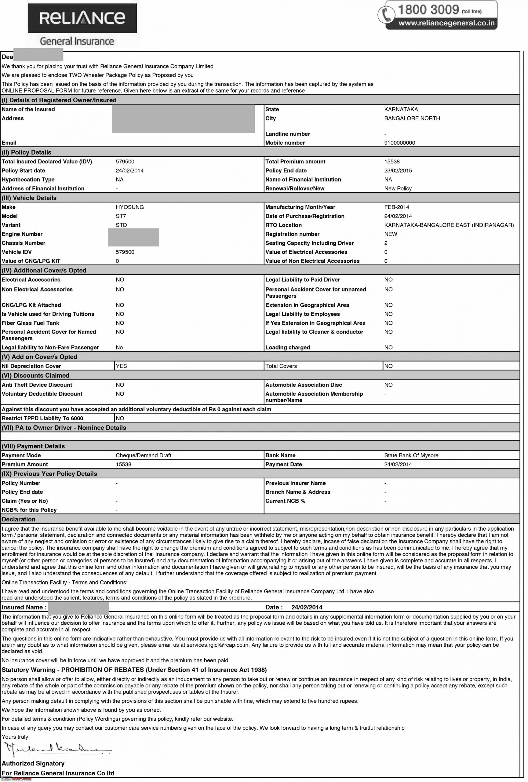 0 Depreciation Insurance It Really Worked For Me Page throughout measurements 3177 X 4703