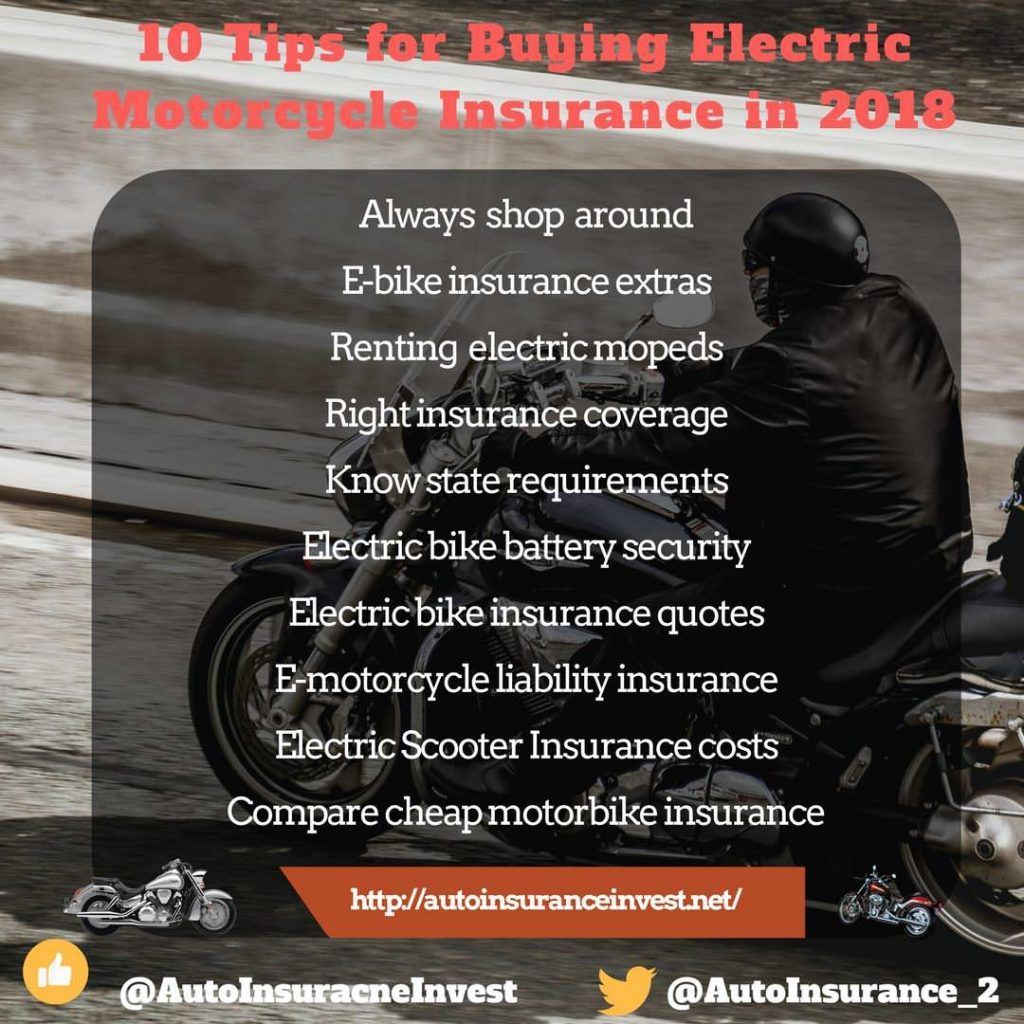 10 Tips For Electric Motorcycle Insurance Buyers In 2018 in dimensions 1024 X 1024