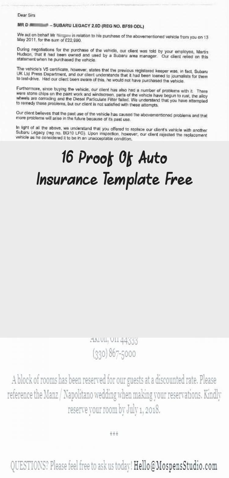 16 Proof Of Auto Insurance Template Free Proof Of Insurance intended for dimensions 750 X 1560