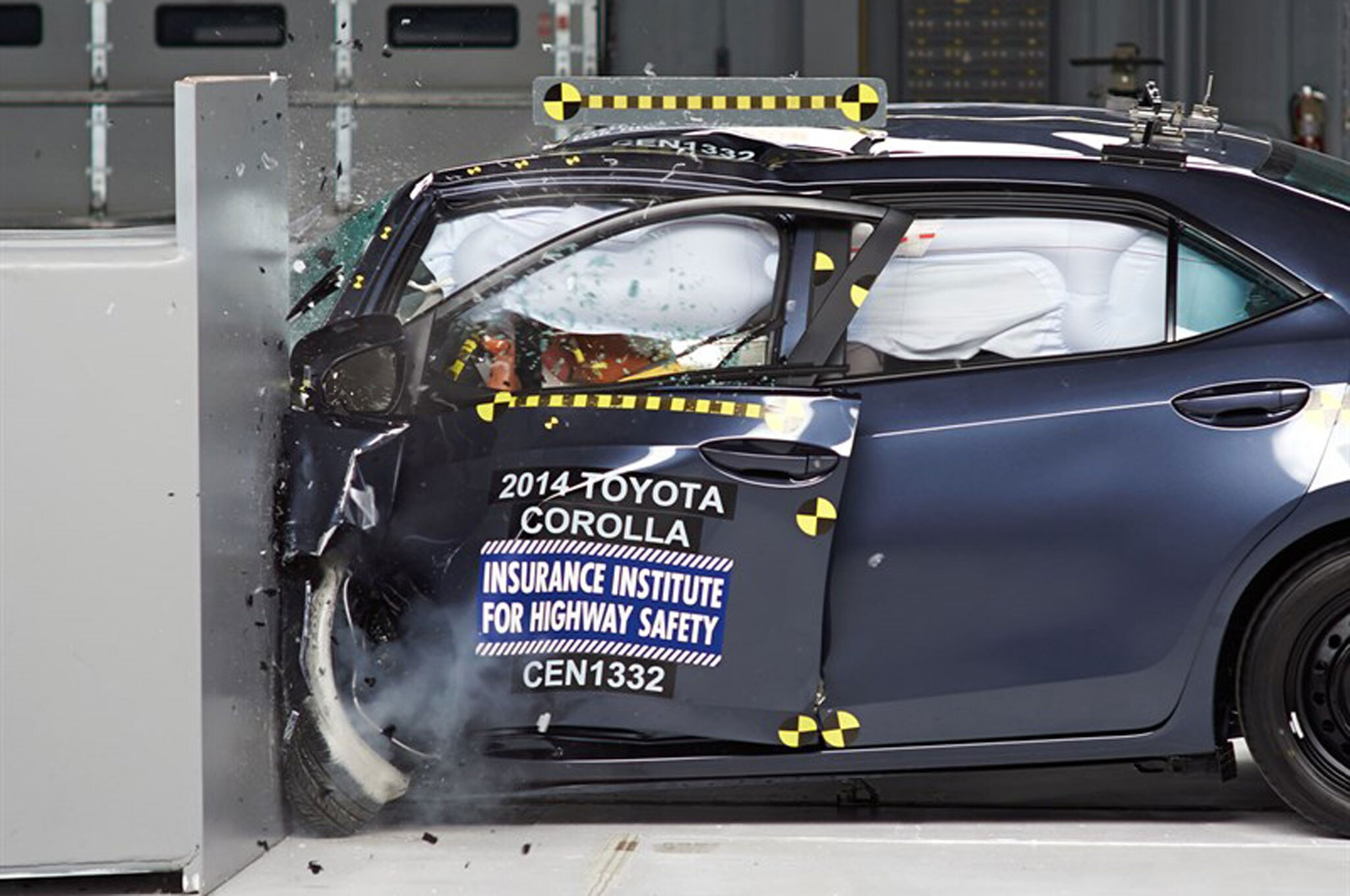 2014 Toyota Corolla Rated Marginal In Iihs Small Overlap Test throughout sizing 2048 X 1360