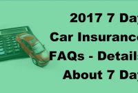 2017 7 Day Car Insurance Faqs Details About 7 Day Car Insurance for sizing 1280 X 720