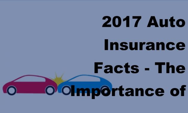 2017 Auto Insurance Facts The Importance Of Using A Car Insurance Specialist with regard to sizing 1280 X 720