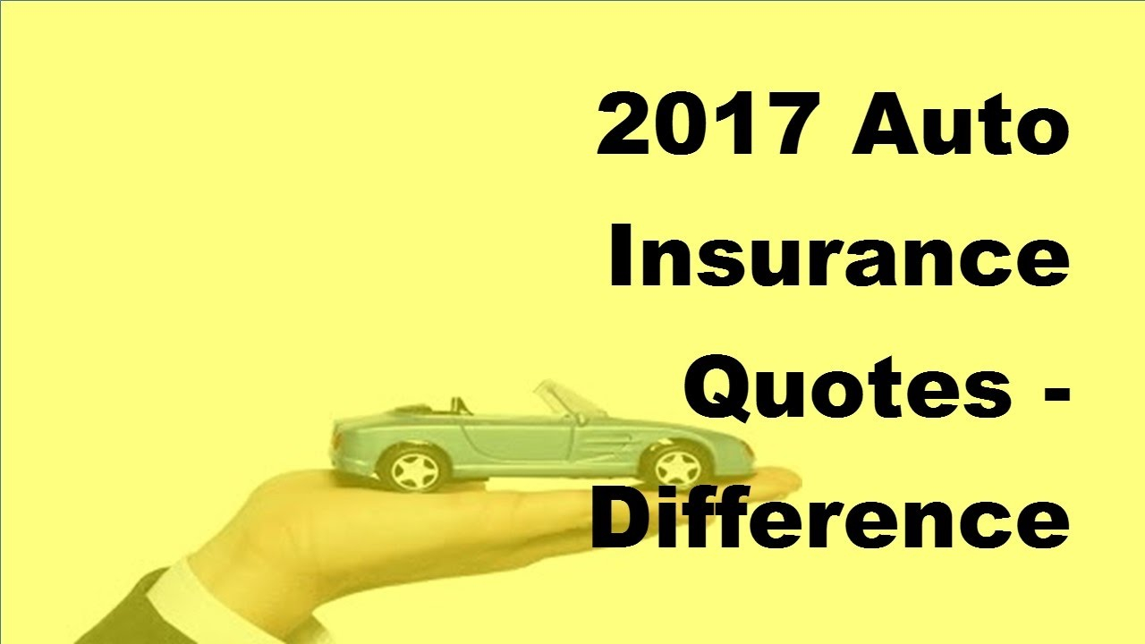 2017 Auto Insurance Quotes Difference Between Collision And Comprehensive Auto Insurance Coverage with regard to sizing 1280 X 720