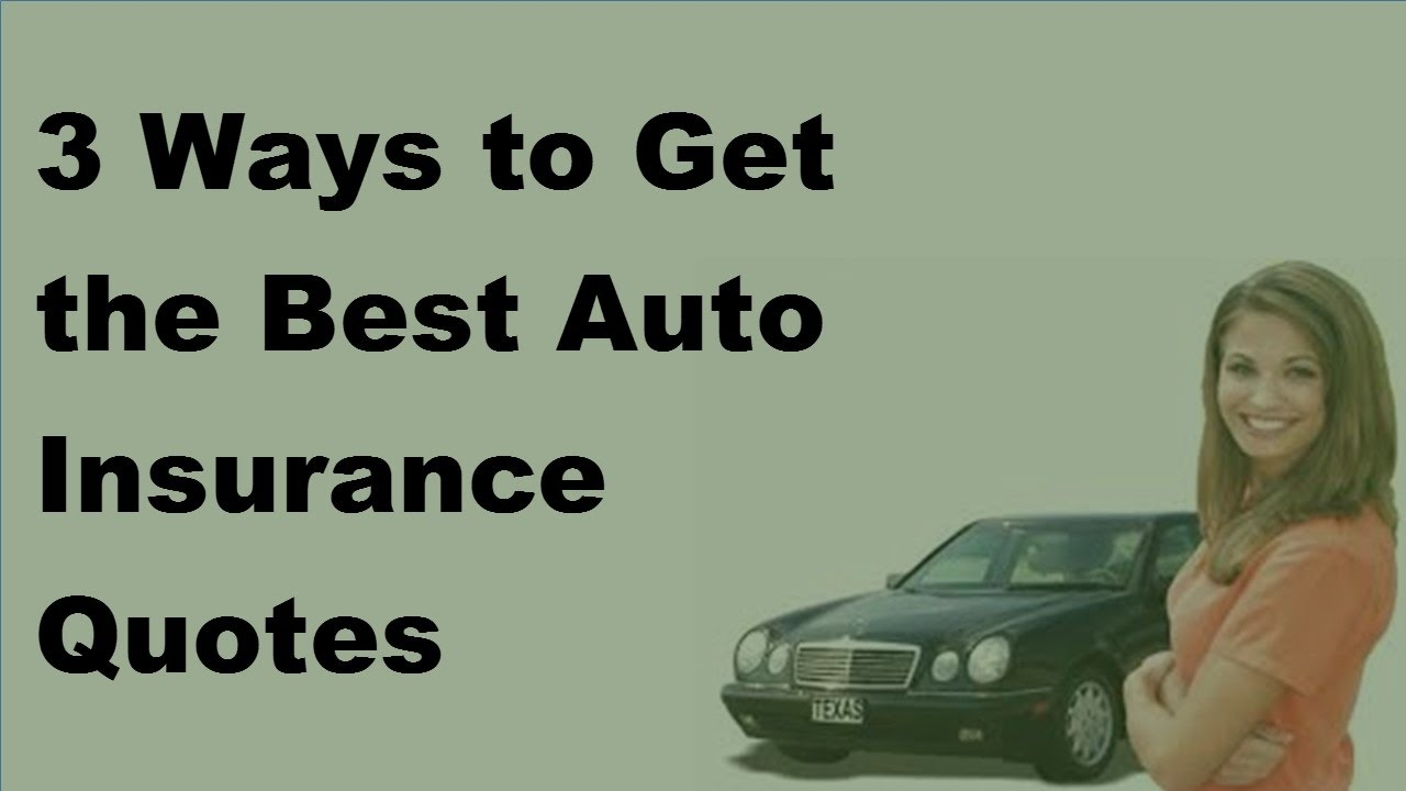 2017 Car Insurance Facts 3 Ways To Get The Best Auto Insurance Quotes for dimensions 1280 X 720