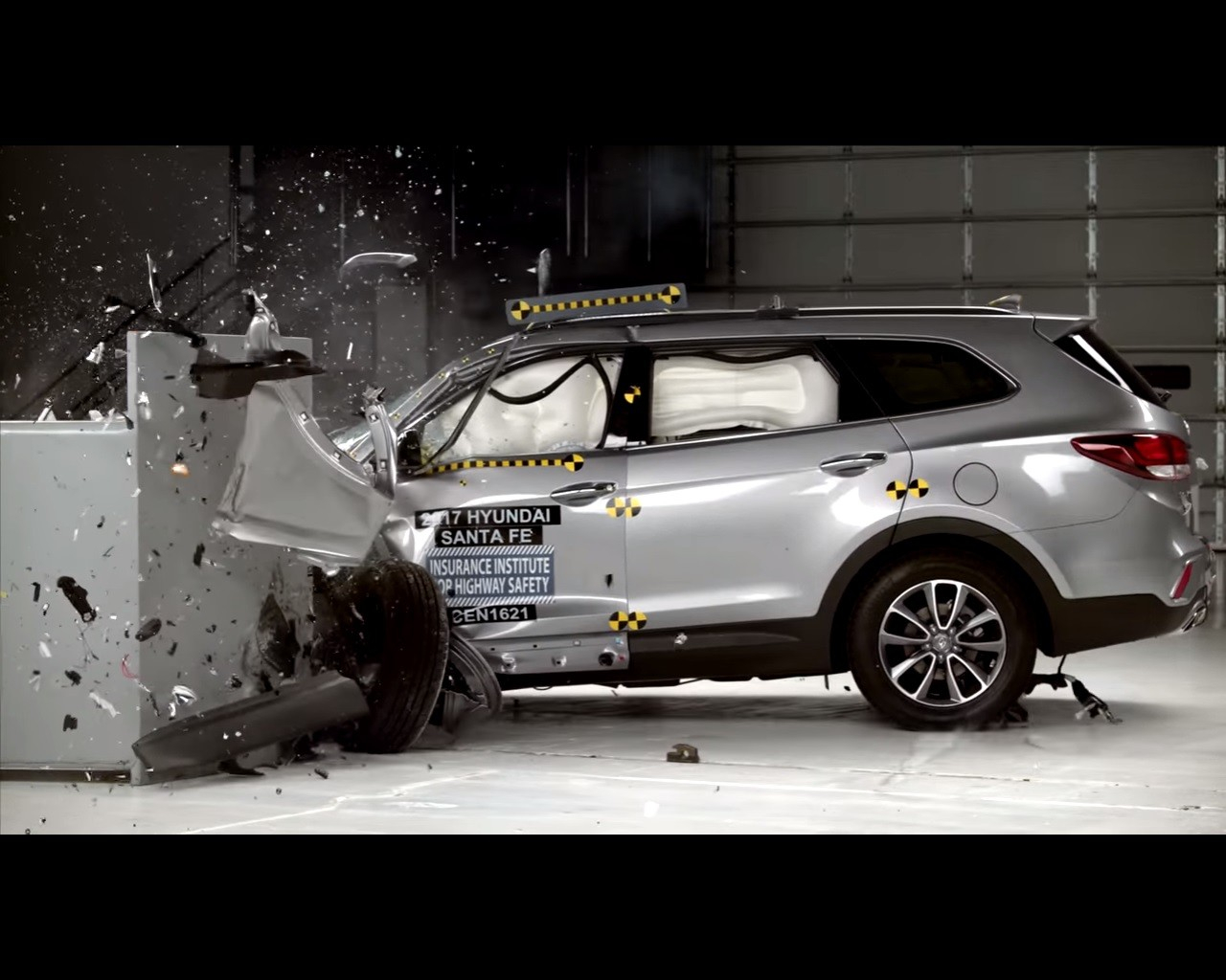 2017 Hyundai Santa Fe Aces Small Overlap Crash Test pertaining to dimensions 1280 X 1024