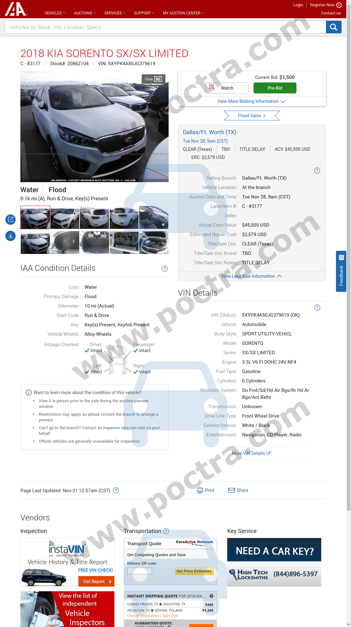 2018 Kia Sorento Sxsx Limited 5xypk4a50jg379619 Photos in proportions 1120 X 2000