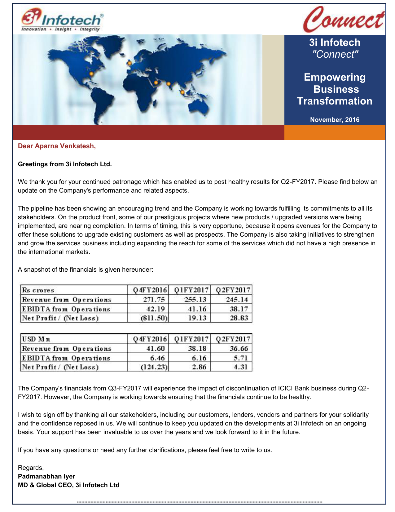 3i Infotech Connect Empowering Business Transformation with size 1275 X 1651