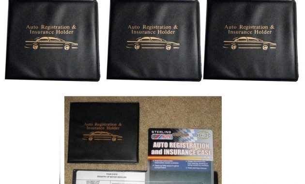 4 Pack Auto Car Truck Registration Insurance Document Holder for sizing 1000 X 1000