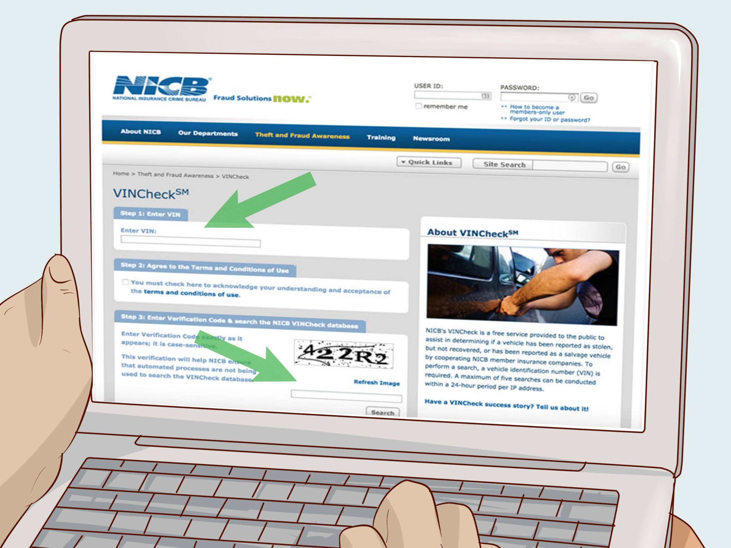 4 Ways To Check Vehicle History For Free Wikihow regarding proportions 3200 X 2400