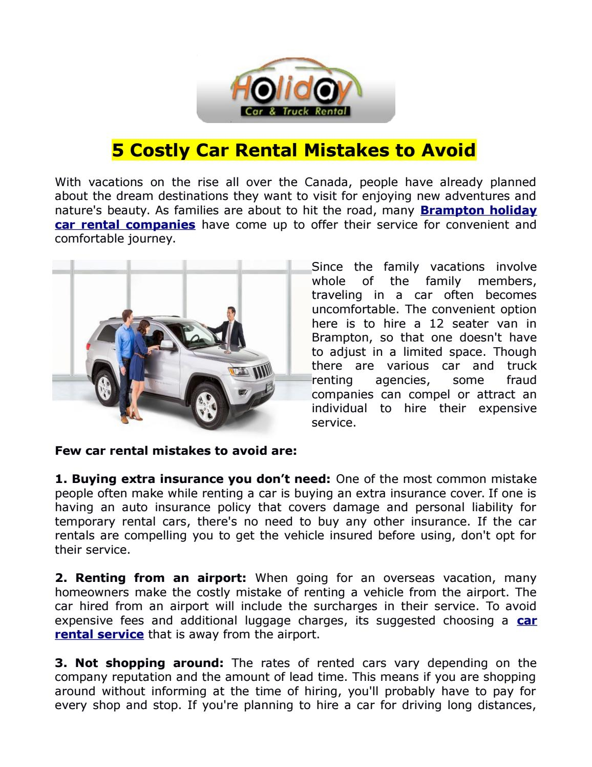 5 Costly Car Rental Mistakes To Avoid Holiday Car Rentals regarding measurements 1156 X 1496