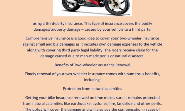 6 Benefits Of Two Wheeler Insurance Renewal within dimensions 1391 X 1800