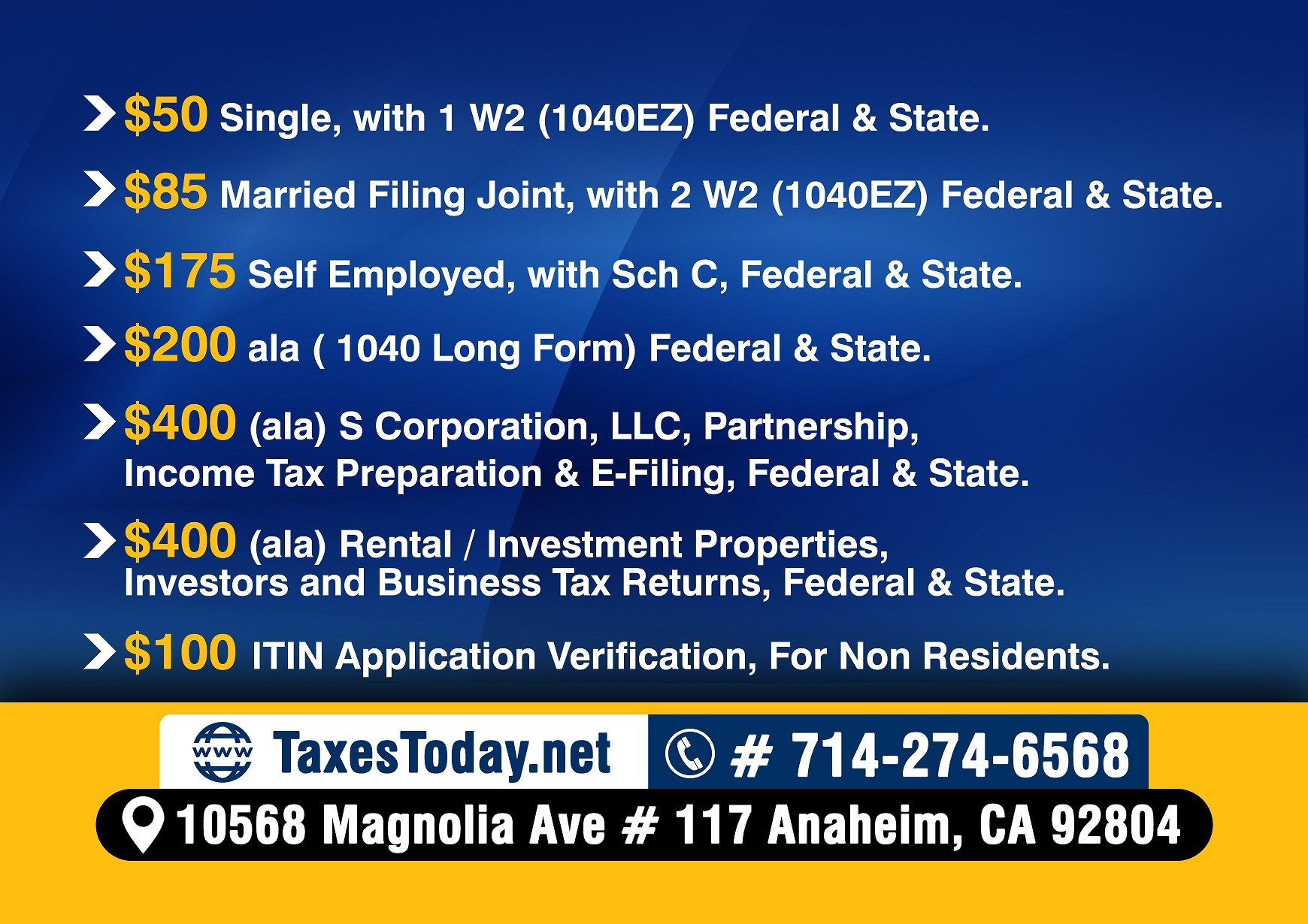 75 Costa Mesa Tax Preparation Income Tax Services Tax throughout size 1740 X 1230