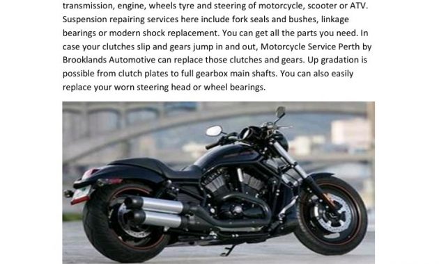 A One Stop Solution For Motorcycle Service Perth Unibiz3 within measurements 768 X 1024