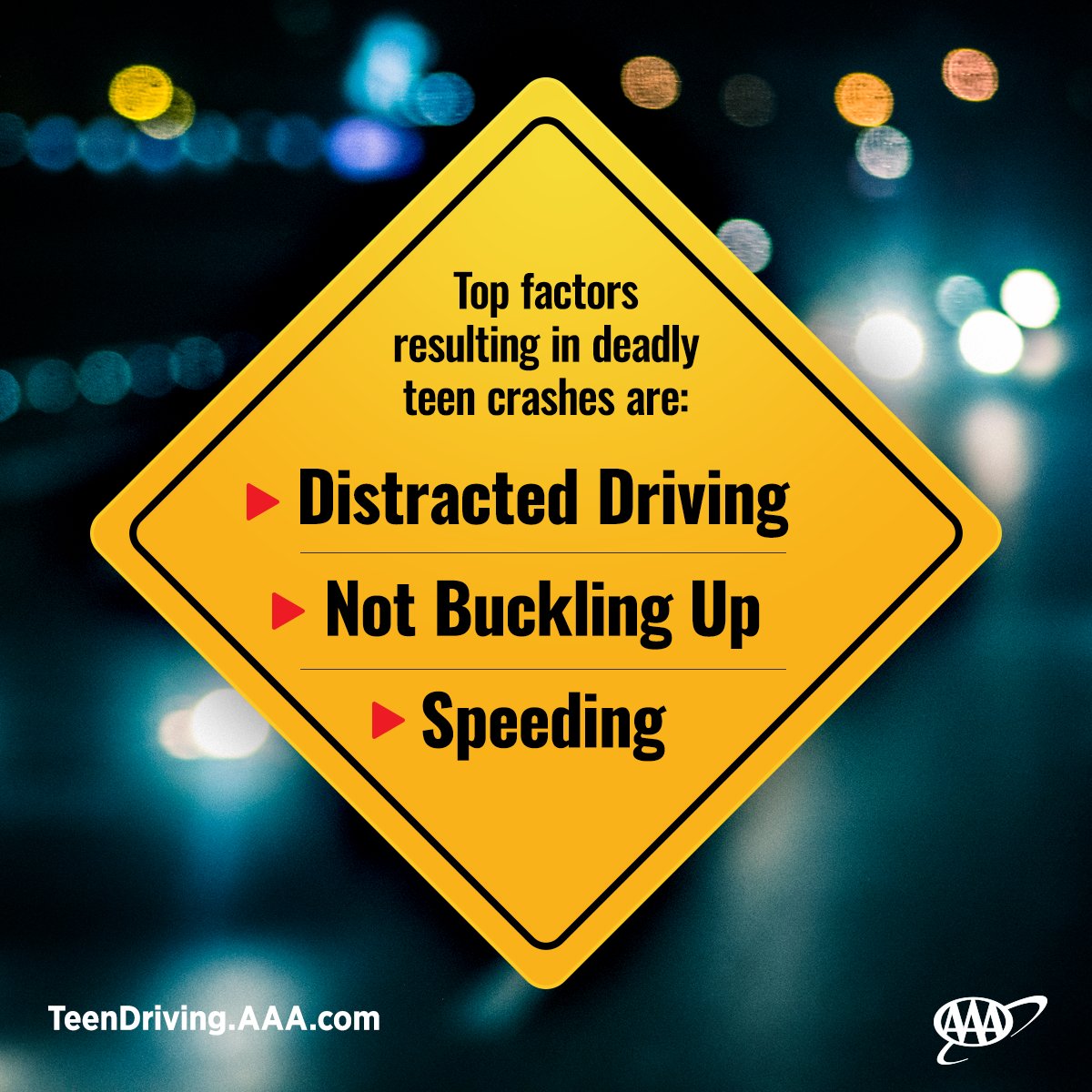 Aaa Texas On Twitter Driving Is Serious Business Teens pertaining to proportions 1200 X 1200