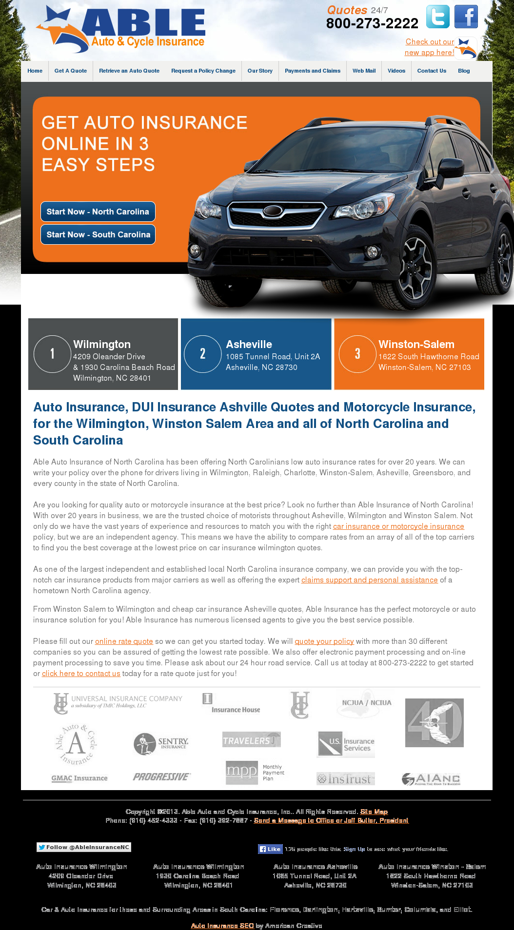 Able Auto And Cycle Insurance Competitors Revenue And regarding measurements 1054 X 1908