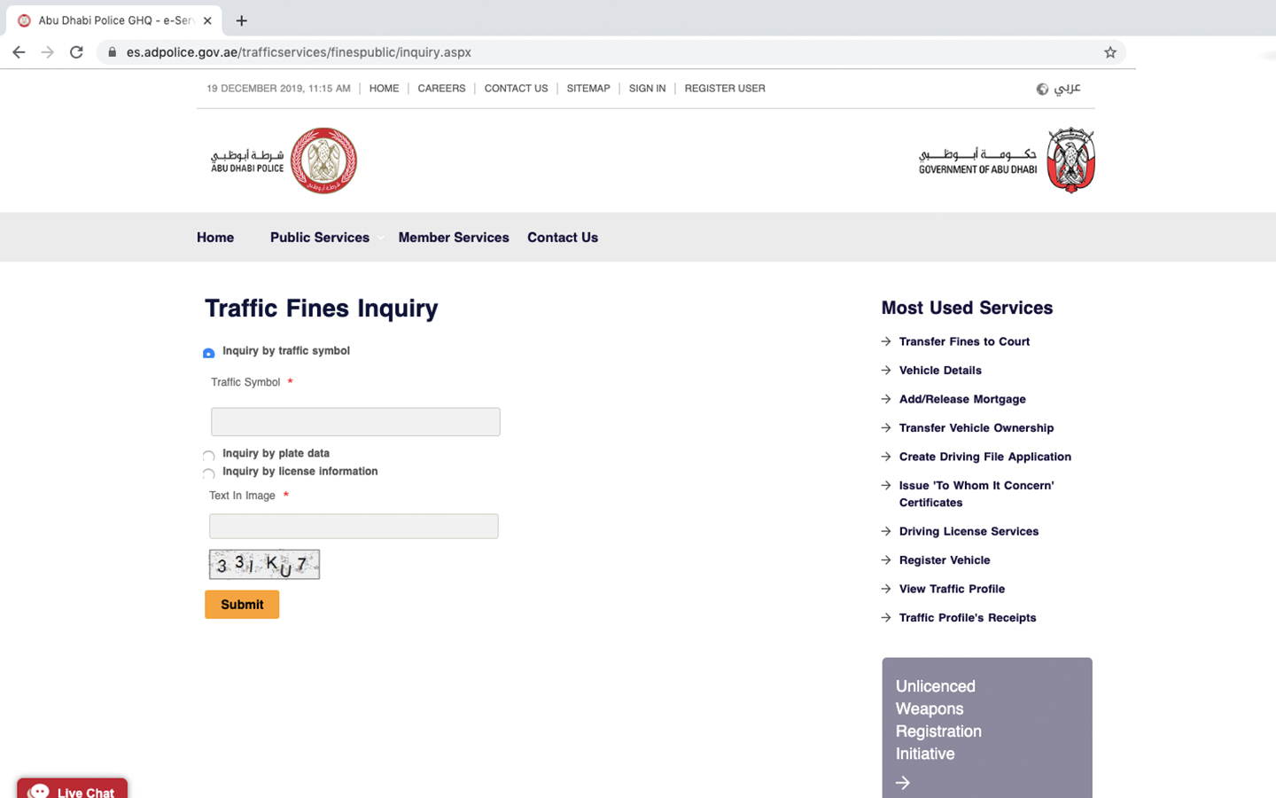 Abu Dhabi Traffic Fine Check Balance Procedure Payment pertaining to size 1440 X 900