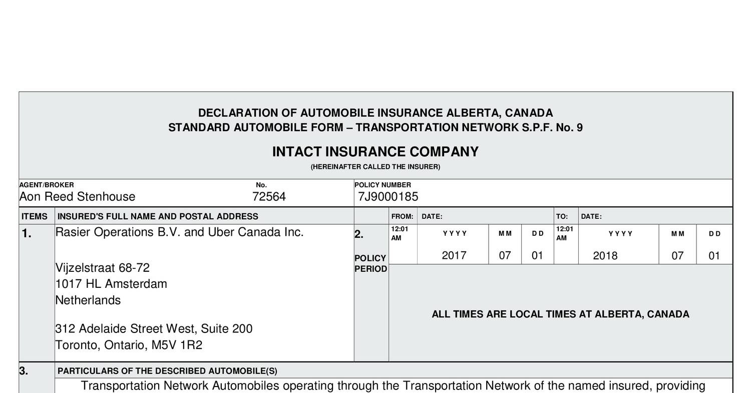 Alberta Certificate Of Insurancepdf Docdroid throughout measurements 1500 X 785