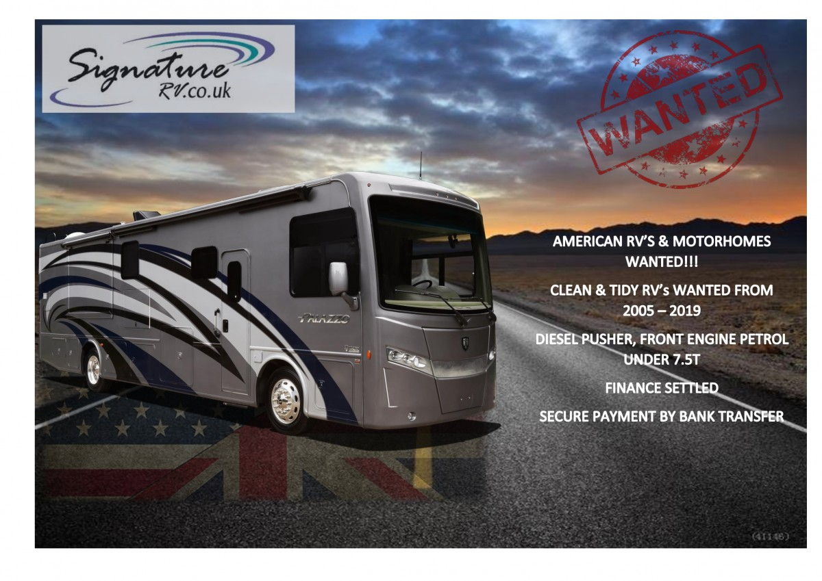 American Rvs Wanted Signature Motorhomes with regard to measurements 1200 X 849